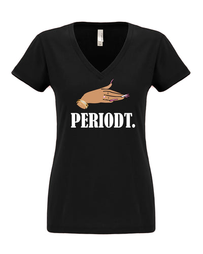 'PERIODT.' V-Neck Tee