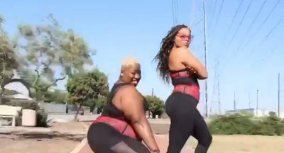 Video of two beautiful curve diverse women wearing RND’s SNATCHED Waist Trainer 