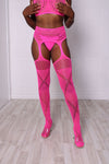 Fishnet 2 PC Bodystocking with Thong